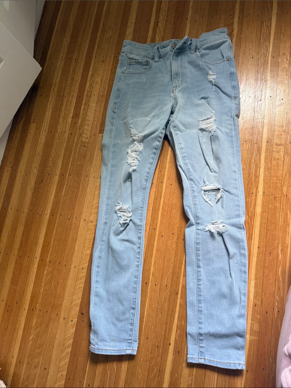 Aeropostale Light Blue High rise  Women’s Jeggings - size 4 Short